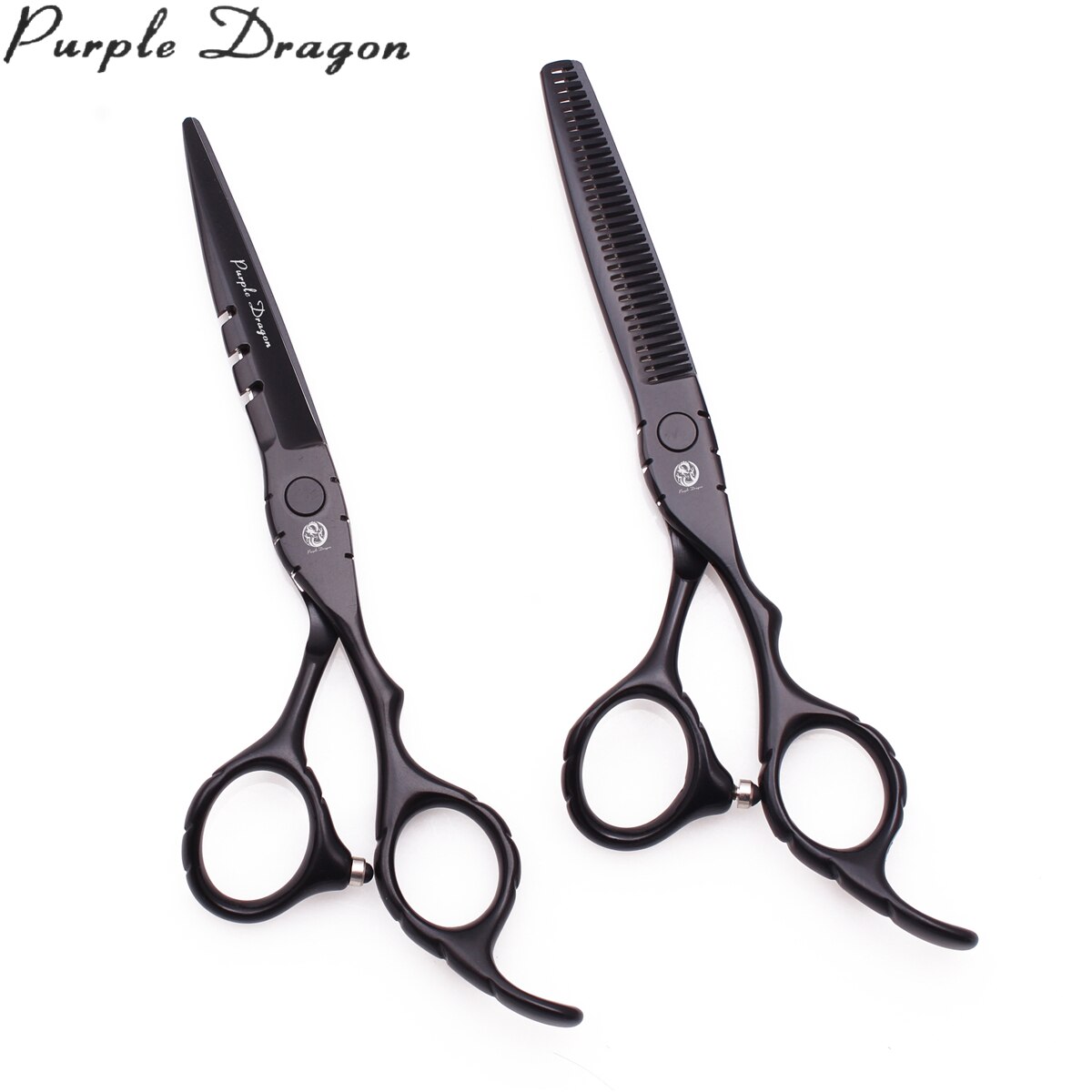 Ciseaux de coiffure Dragon violet japonais, 5.5 pouces, #1010, en acier inoxydable, barbier, ciseaux de coupe à cheveux amincissants,