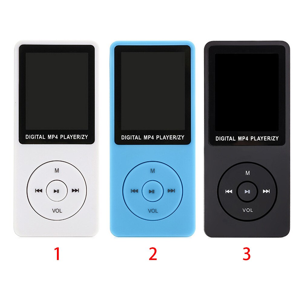 1.8inch Media HIFI Portable Movie MP3 Ultra-thin Digital Music Player Ebook With FM Radio