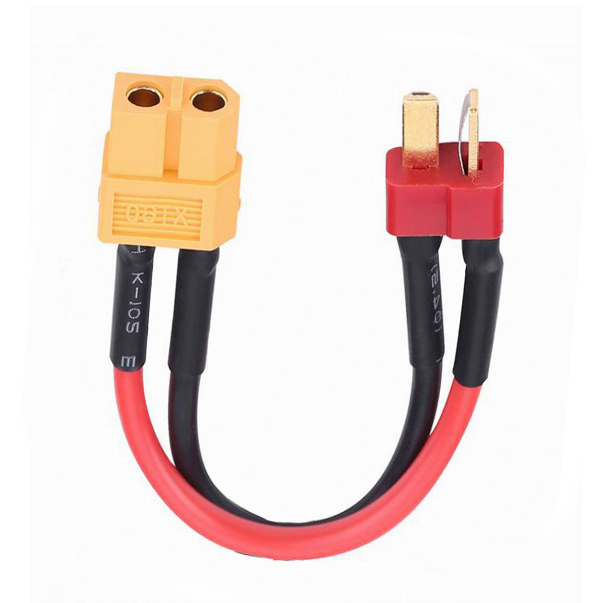 XT60 naar Deans T-Plug Man Vrouw Adapter Connector Kabel voor Lipo Batterij 14AWG RC Onderdelen: Rood