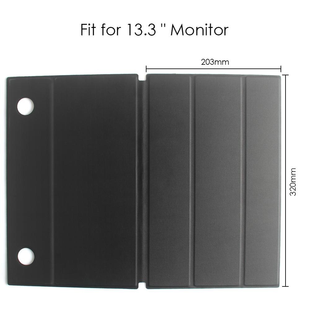 13.3 Tot 15.6 Inch Portable Monitor Case Make Up Van Pu Materiaal Voor Display Laptop Tablet