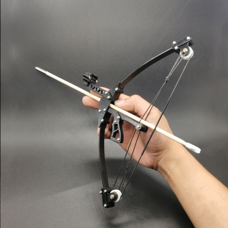 mini arco composto asse corto triangolo arco tiro con l'arco potente arco in acciaio inossidabile creatività sport tutto'aria aperta tiro con la freccia