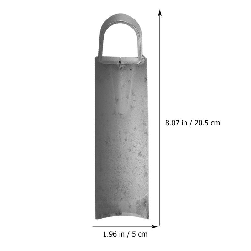 Wooden Handle Hoe Agricultural Tool Hoe Garden Tools Weeder Manganese Steel Square Head Agricultural Garden Hoe For Loosen Land: 20.50X5.00X0.50cm