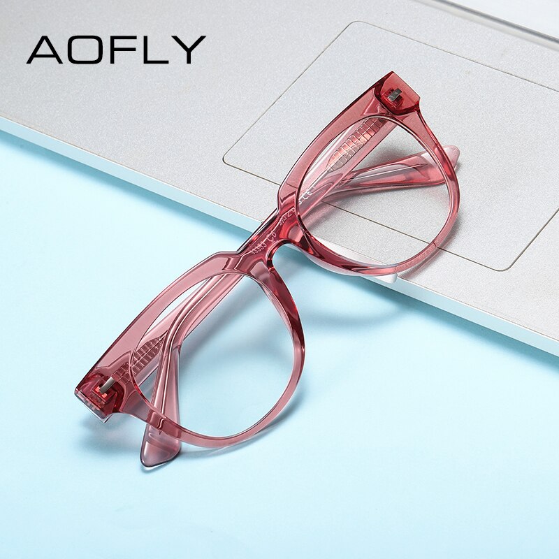AOFLY Vierkante Brilmontuur Vrouwen Luxe Mode Clear optische brilmontuur Mannen Vrouwelijke Brillen Dames Brillen