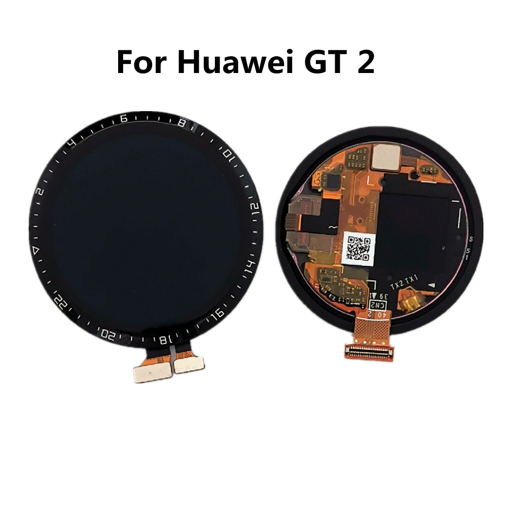 Original Screen For Huawei Watch GT1 GT2 LCD Display Touch Panel Digitizer Assembly For Huawei Watch GT2 46MM LCD Replacement