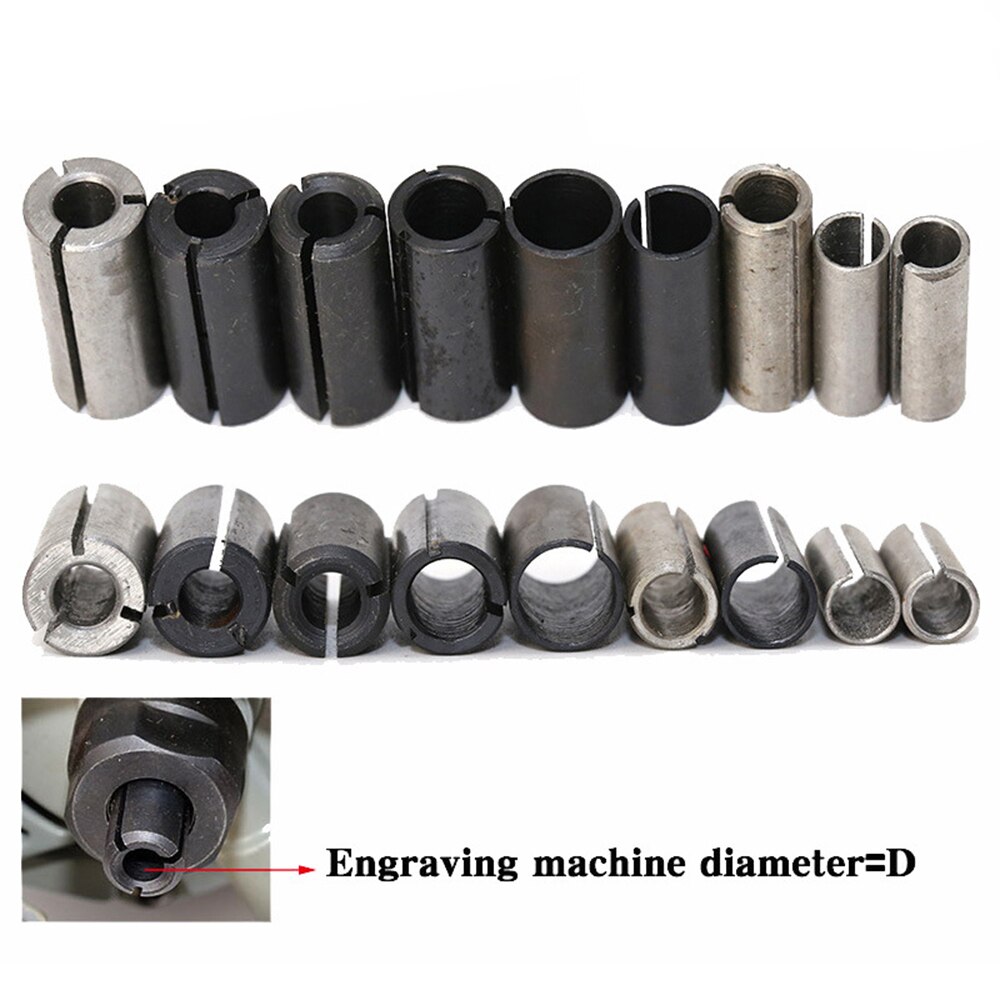 1Pc Hoge Cnc Router Bit Tool Adapters Precisie Adapter Collet Frees Houder 6Mm 6.35Mm 8Mm 10Mm 12Mm 12.7Mm