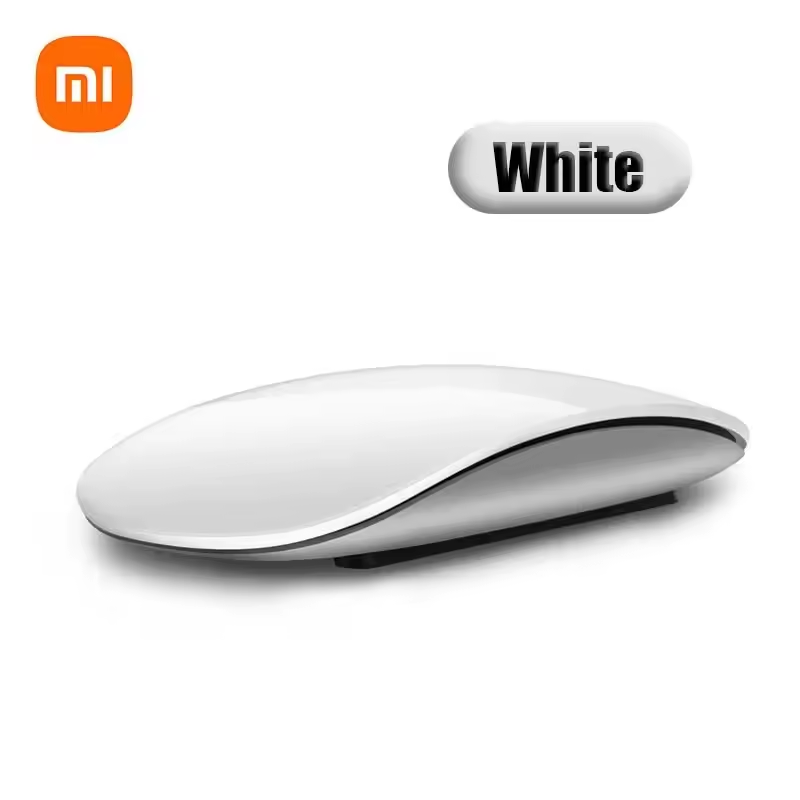 Ratón mágico ultrafino con superficie multitáctil Xiaomi, Bluetooth 5,0, inalámbrico, recargable, silencioso, para Apple, Ipad, Pc y Mac: LIGHT BLUE