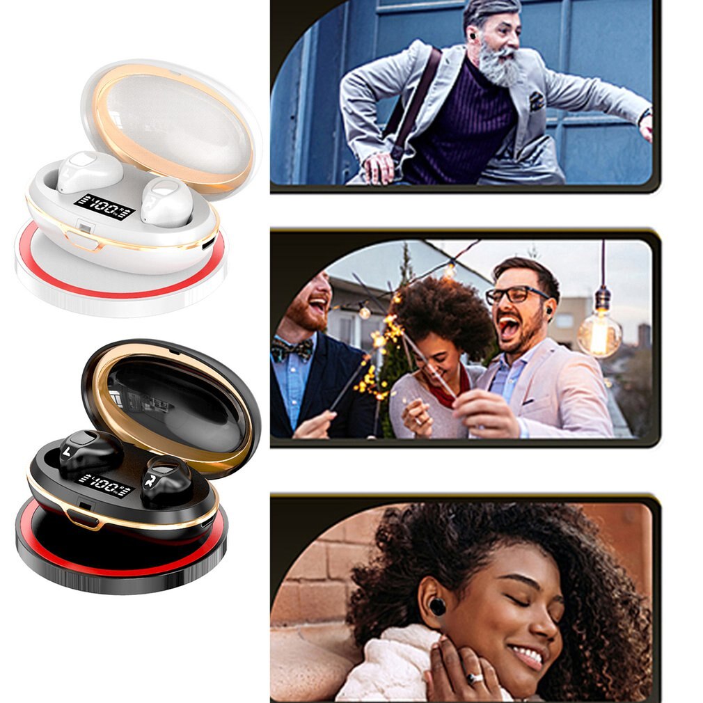 Wireless Headphones Wireless Charging Bilateral Stereo Power Display Voice Control Headphones Multi-point Connection