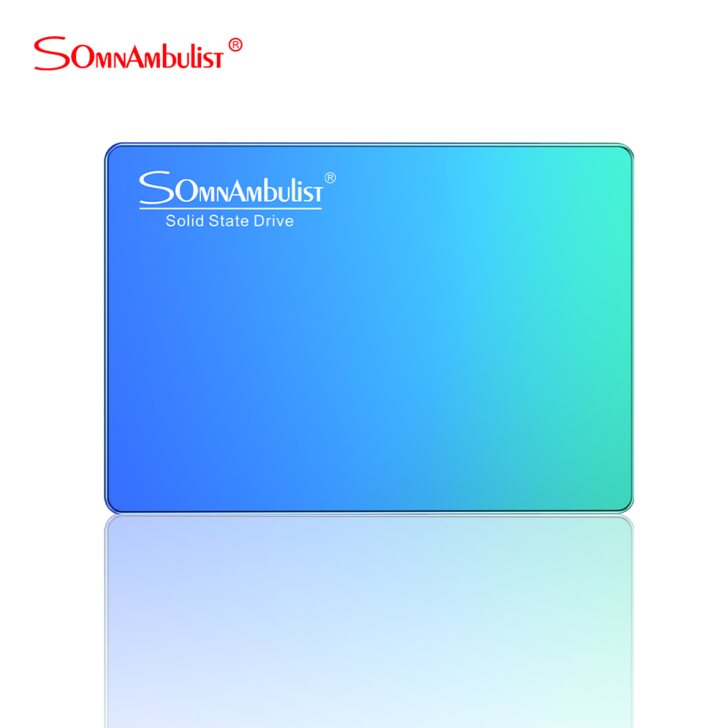 Color gradient blue cyan 60G 120G 240G 480G 2T solid state hard drive desktop SATA notebook SSD