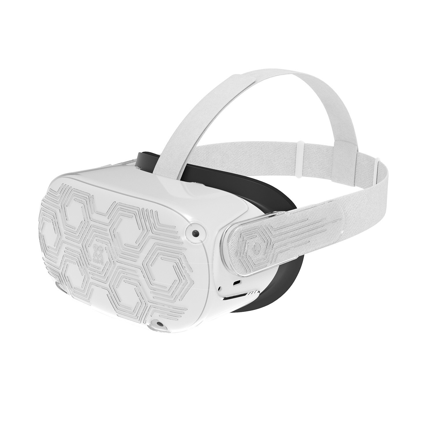 Vr Shell Voor Oculus Quest 2 Vr Headset Bescherming Cover: white