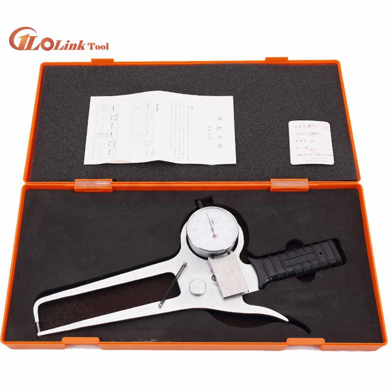 0-50mm Snap Gage Outside Diameter Dial Caliper Thickness Gauge Throat Depth 125mm Measurement Tool