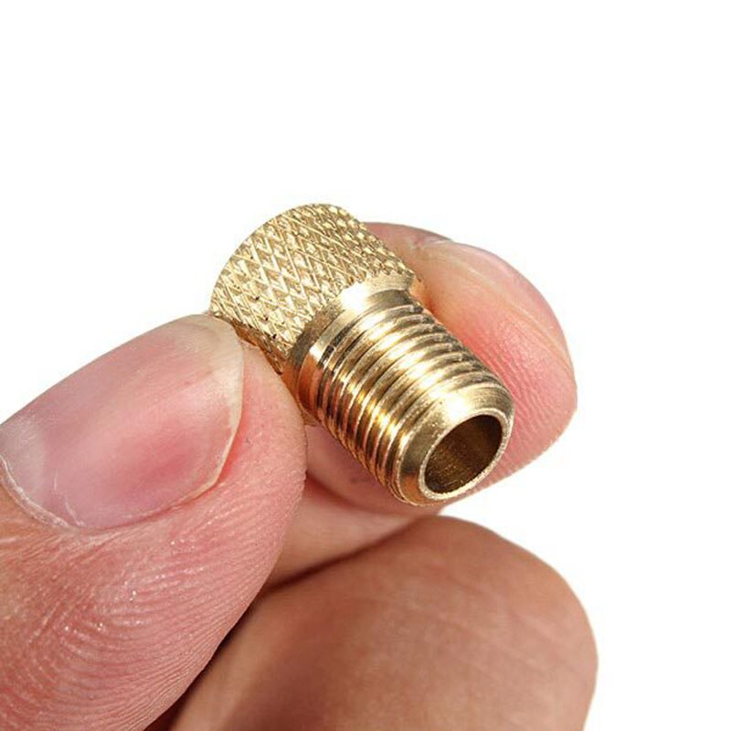 Valve Adapter Pomp Zet Presta Aan Schrader Koper Valve Adapter Wielen Gaspijp Buis Tool Fiets Accessoires