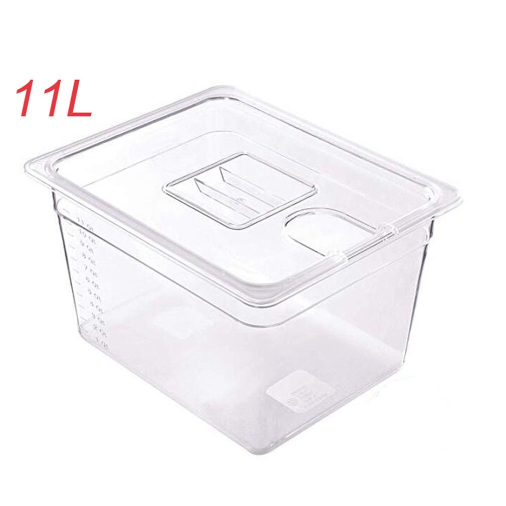 Sous Vide-contenedor para máquina de carne, recipiente con tapa, tanque de agua, baño para circulador Sous Vide, cocina lenta