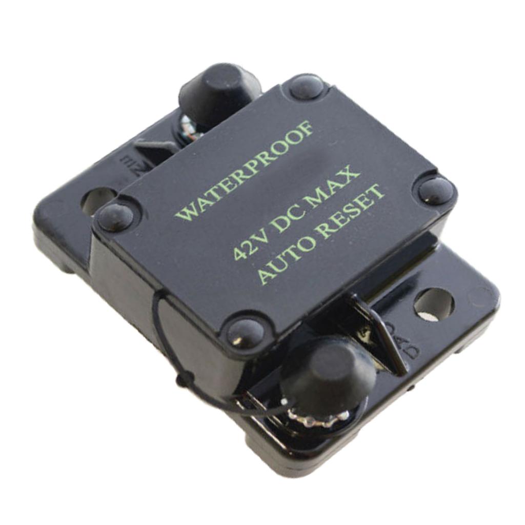 Vehicles Circuit Breaker Protection Waterproof Auto Reset 30A-300A DC 42V