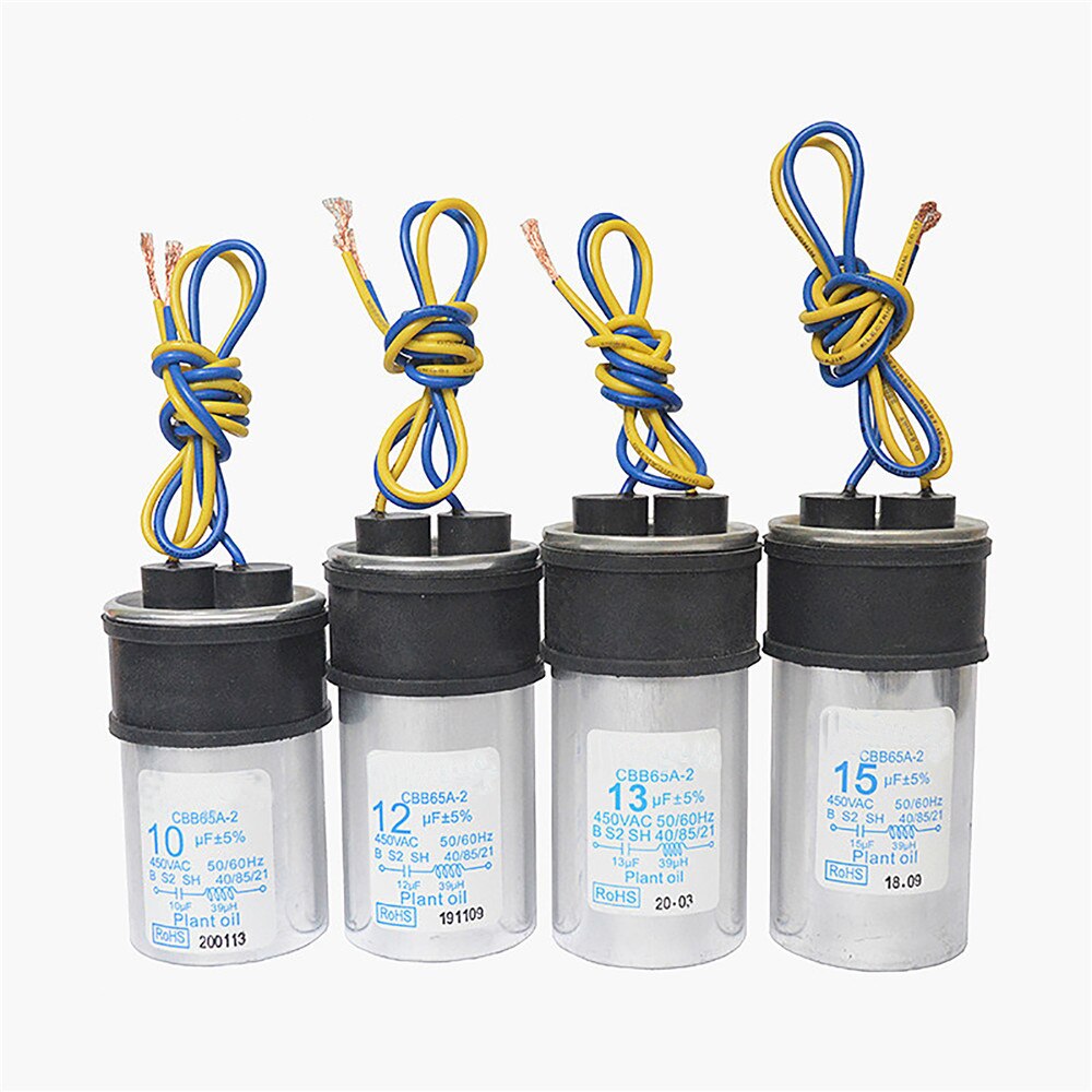 For Washing Machine Repair Part staring capacitor 10UF 12UF 13UF 15UF starting capacitors