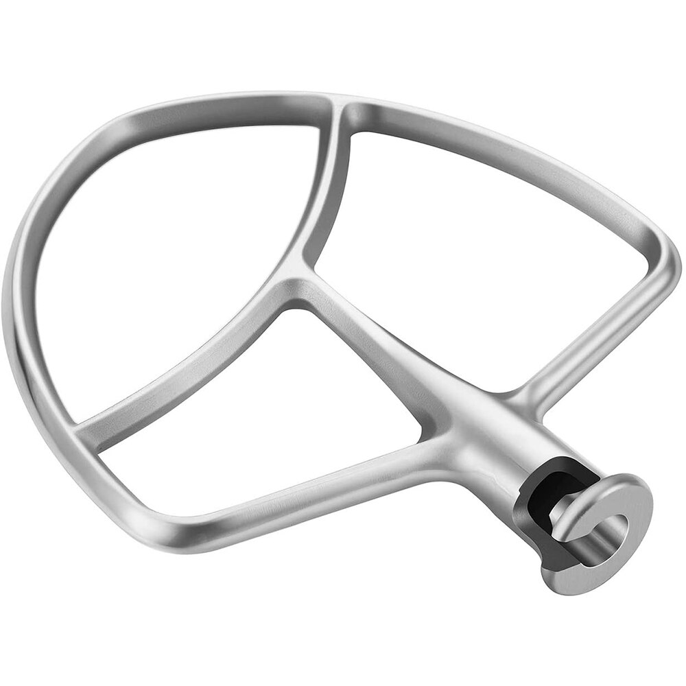 Stainless Steel Stainless Flat Beater for KitchenAid 6quart Bowl-Lift Stand Mixer-Efficient Mixing Attachment Dishwasher