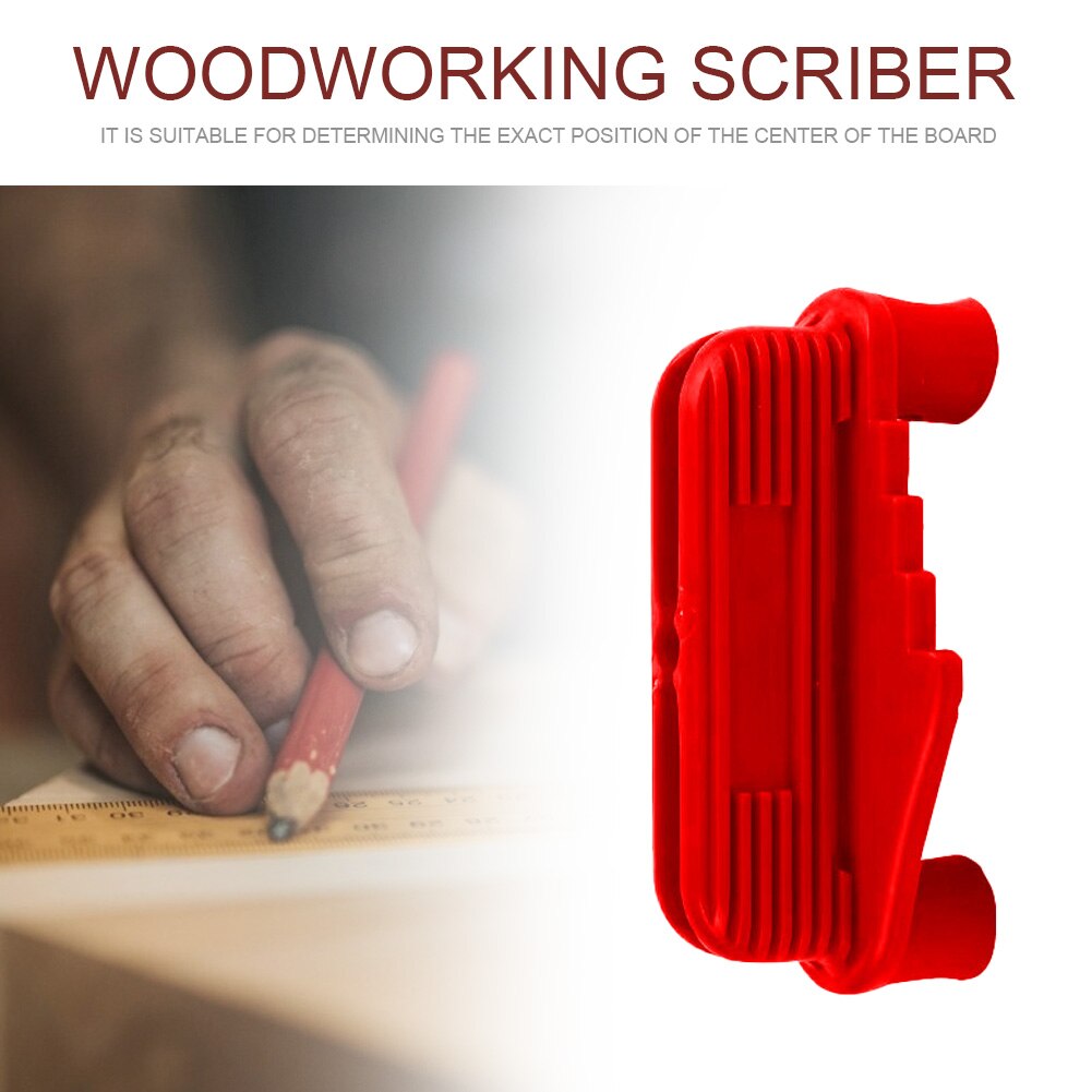 Mark Center Finder Centering Scriber Marking Gauge Alignment Line Carpenter Tool Practical Magnetic Center Line Scriber Finder