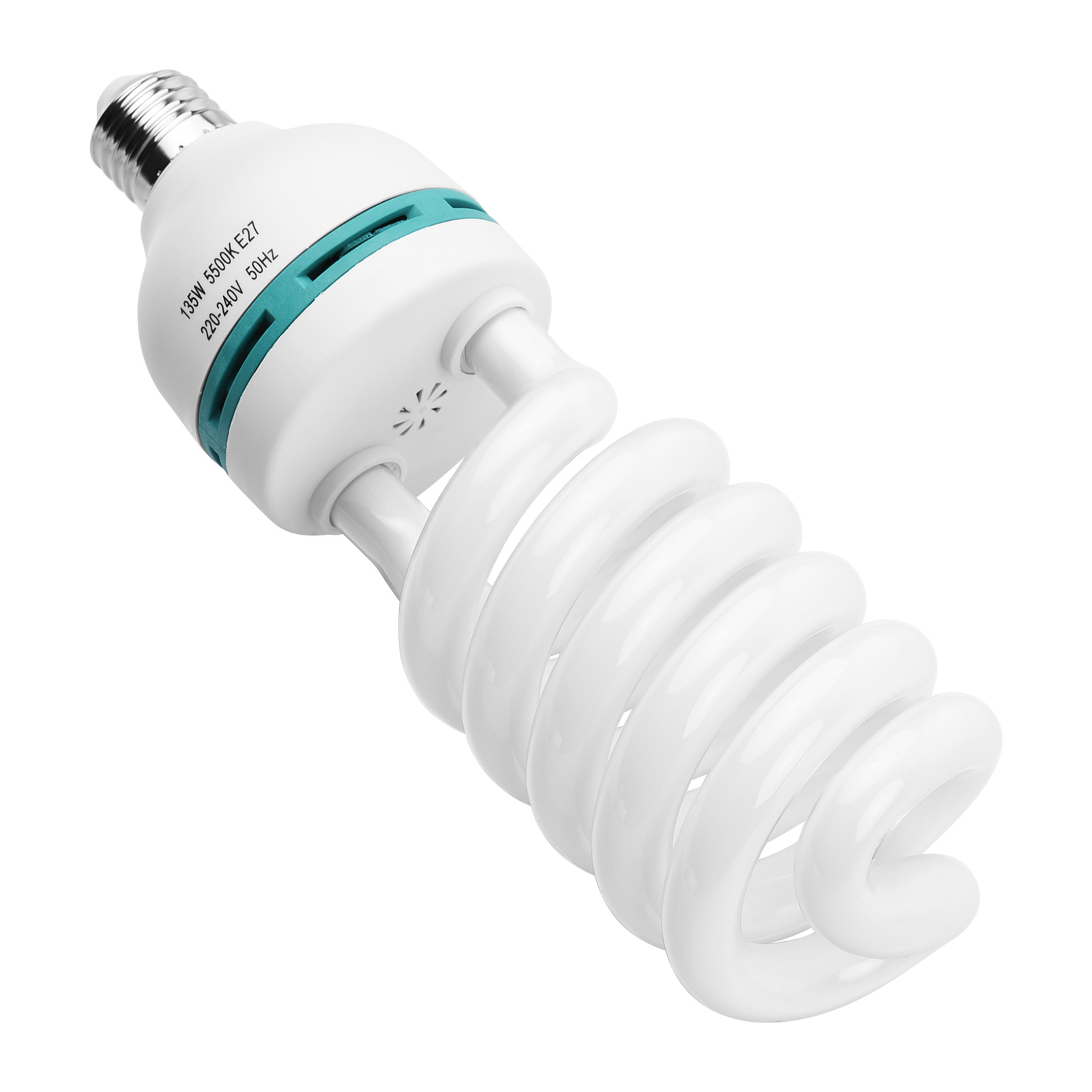 Andoer Spirale Leuchtstofflampe 135w 5500k Tageslicht cri90 e27 Steckdose Energie einsparung für Studio fotografie Video beleuchtung