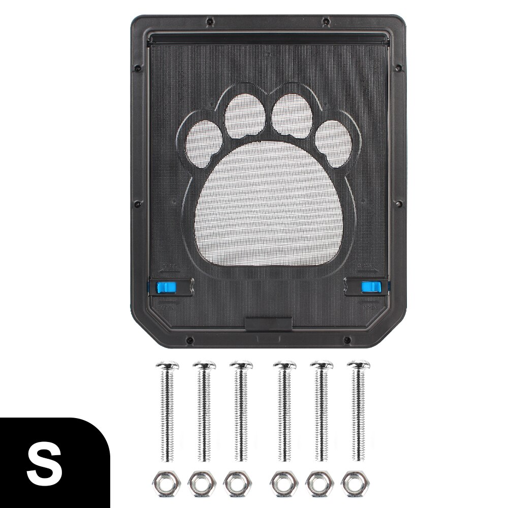 Veilige Outdoor Honden Katten Deur Venster Gate Huisdier Huis Voer Vrij Mode Mooie Tuin Afsluitbare Magnetische Scherm Installeren: S