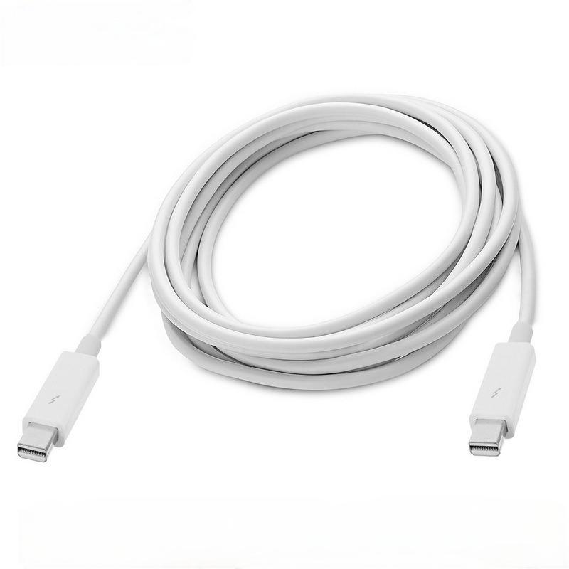 Thunderbolt 2 -kabel thunderbolt 2 han-til-han-datakabler stik til multimedieskærm hvid 2m