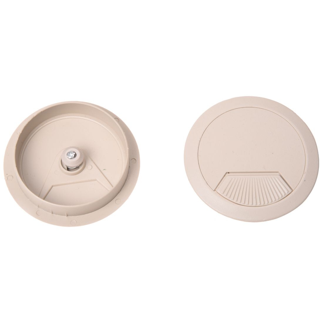 5 Pcs 70mm DiRound Grommet Cable Hole Covers for Computer Desk