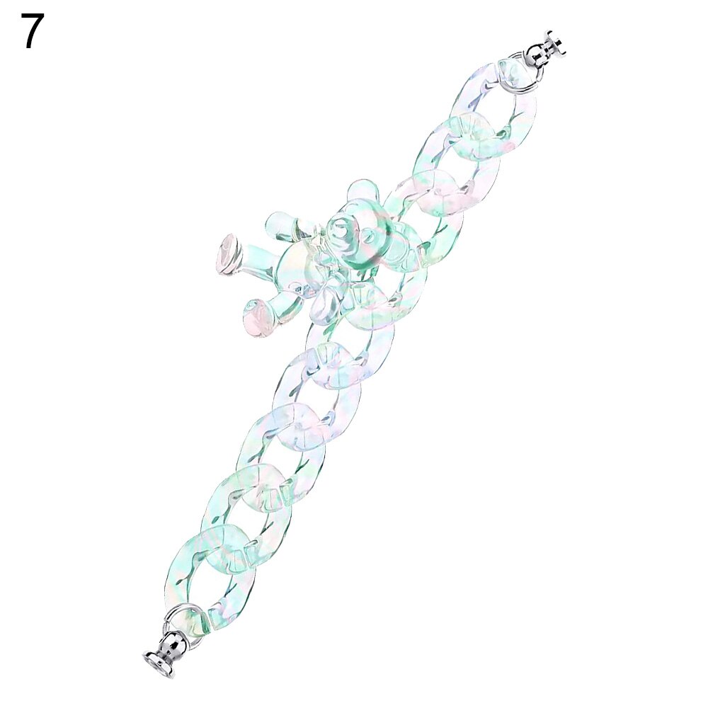1Pc Anti perdido teléfono acollador colgante cadena para la muñeca lindo cordón para el móvil teléfono móvil correas DIY decoración de funda de teléfono de la cadena: 7 Wrist Chain