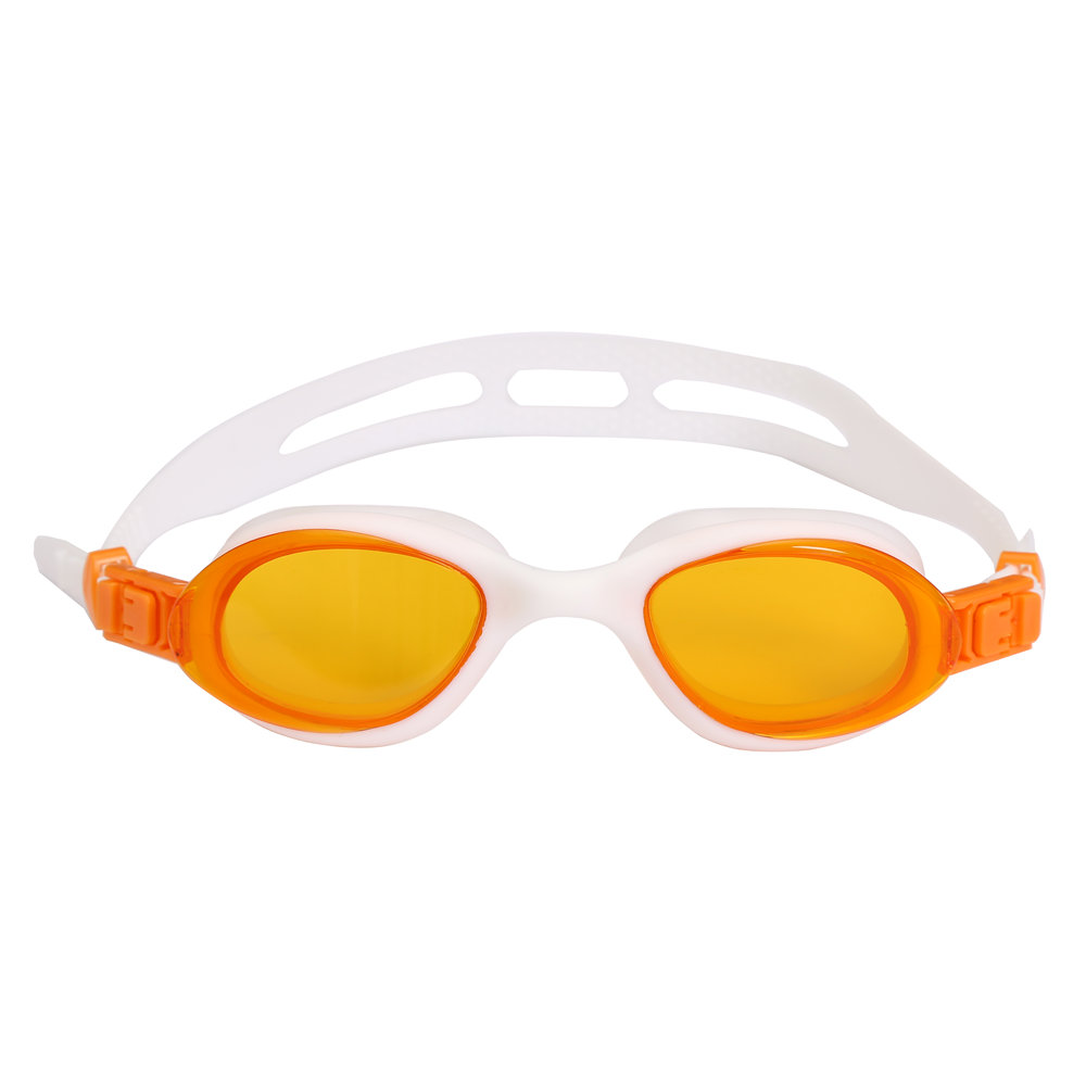 Sports svømning beskyttelsesbriller undervands dykning briller øje slid badetøj til mænd kvinder børn vandtæt svømme glas udendørs: Gul