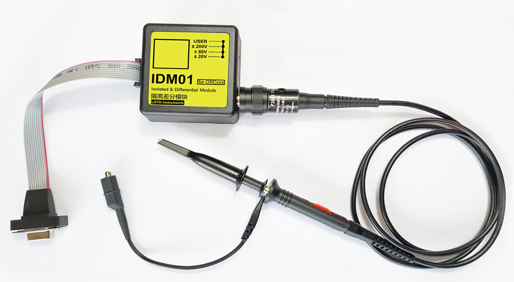 Módulo de aislamiento diferencial de osciloscopio, protección de voltaje, seguro, 800V, IDM01