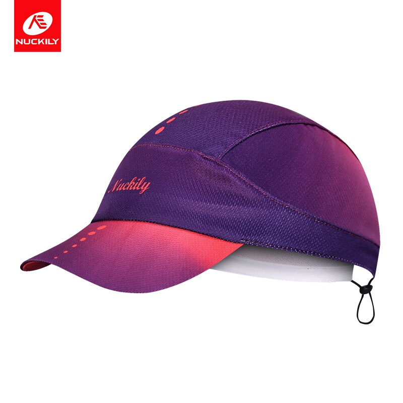NUCKILY – casquette de cyclisme classique pour hommes et femmes, 13 styles au choix, chapeaux de vélo, taille libre, élastique, respirant,: PI29-purple