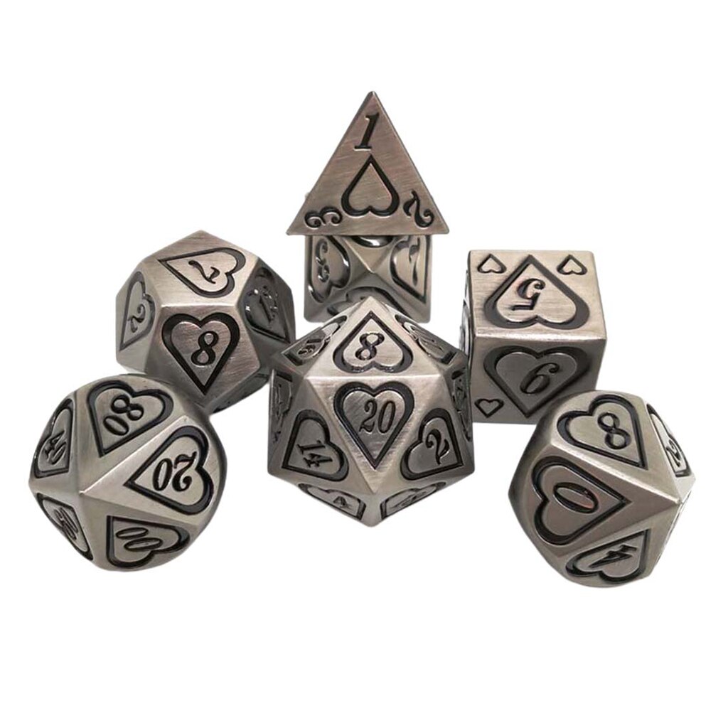 7Pcs Polyhedrale Dobbelstenen Set Voor Mtg Dnd Trpg Rollenspel Board Game Rekwisieten Levert D4 D6 D8 D10 D12 d20Multi Side Dobbelstenen: Style 1