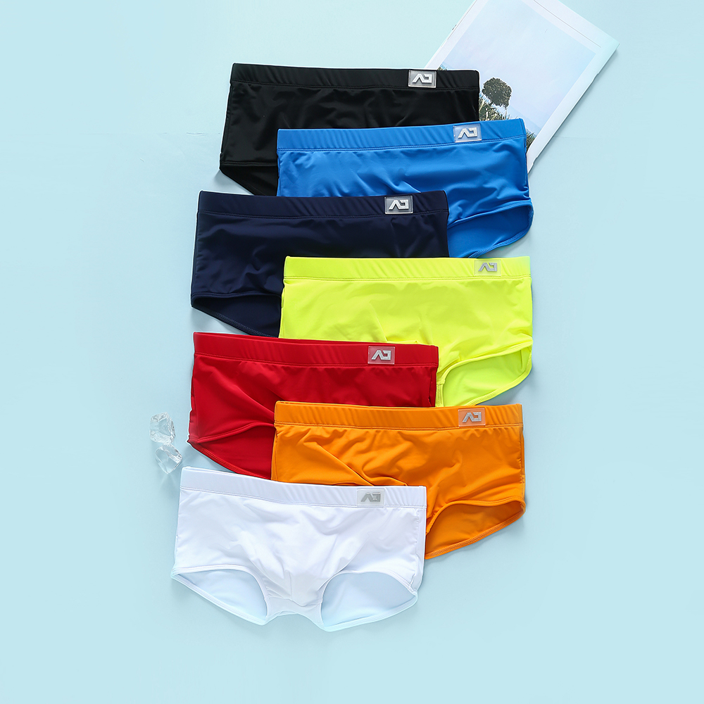 Cueca boxer masculina, calção de banho, estiramento, esportes, confortável, antibacteriano, respirável, impressão, cuecas jovens
