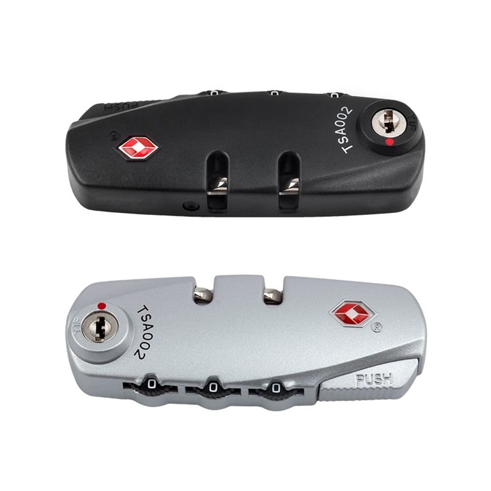 3 Digit Combination Password Lock Steel Wire Security Lock Suitcase Luggage Coded Lock Cupboard Cabinet Locker Padlock Bag Lock