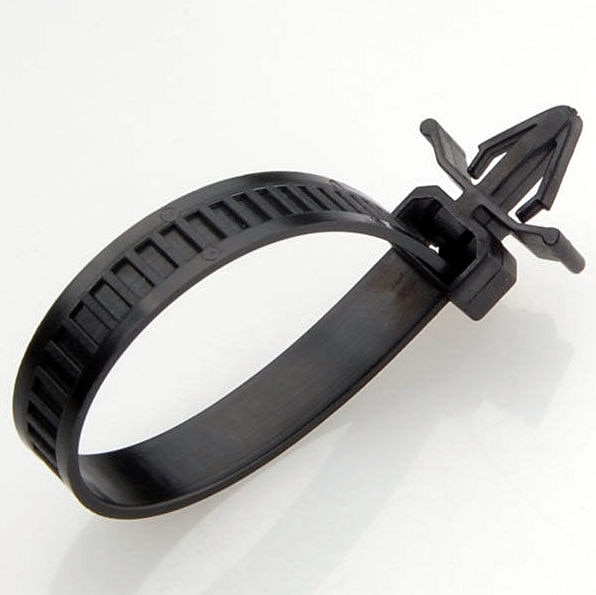 8 x 175 mm push mount trådbindere selvlåsende nylon kabel lynlås skrue push mount tråd binder loop wrap bundle ul rohs godkendt