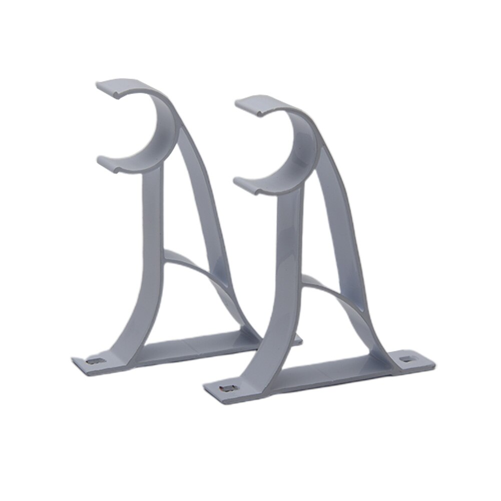 2pcs Universal Rustproof Hotel Easy Install Aluminum Alloy Home Decor Fixed Accessories Bedroom Living Room Curtain Bracket