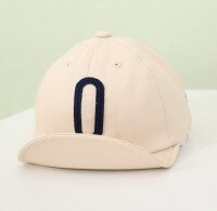 Casquette de Baseball avec lettres pour bébé, couleur unie, à bord souple, pour garçon et fille, chapeau de soleil, Snapback, Hip-Hop, printemps et été: Beige
