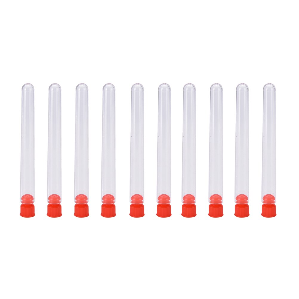 10 pcs/set Plastic Test Tube With Cork 12x100mm Clear Wedding Favor Tubes Party Favour