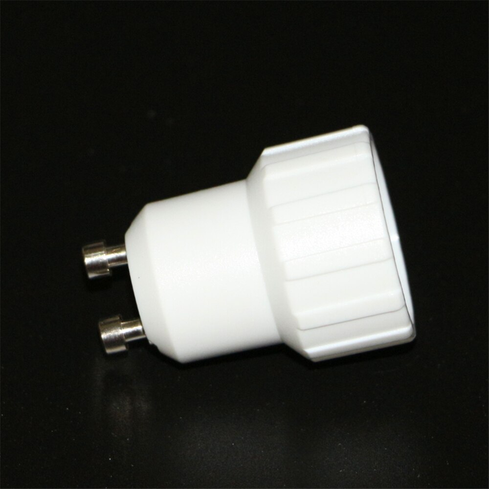 1Pcs GU10( Female Socket ) to E14( Male Plug ) Adapter Socket Base Halogen CFL Light Bulb Lamp Converter Holder