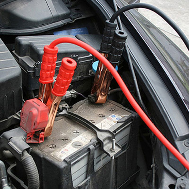 Heavy duty 500 amp 2m bilbatteri springkabler kabler jumper kabel til bil lastbil  r2lc