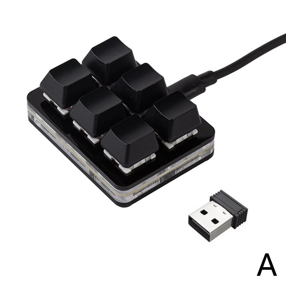 6 Toetsen Toetsenbord Bluetooth Custom Toetsenbord Draadloze Usb-Modus Oplaadbare Hardware Toetsenbord Dubbele Snelkoppeling Programmeerbare Macro C1o2