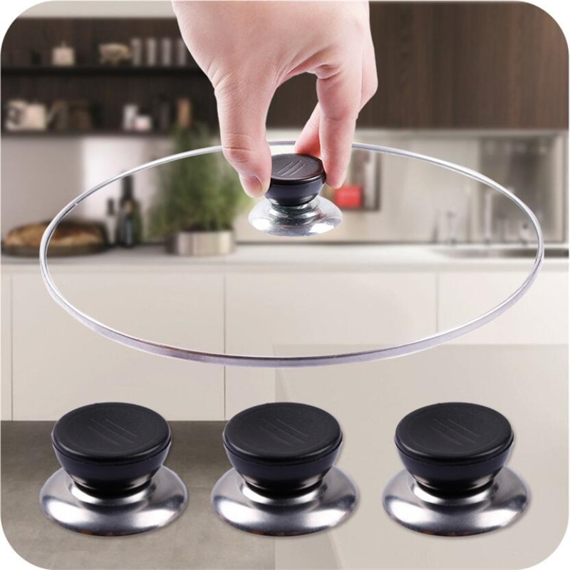 1 Pcs Universal Keuken Kookgerei Vervanging Gebruiksvoorwerp Pot Pan Deksel Cover Circulaire Holding Knop Schroef Handvat Gereedschap