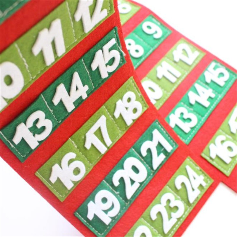 Christmas Advent Calendar Santa Claus Snowmen Hang Grandado Christmas Advent Calendar Santa Claus Snowmen Hang Grandado