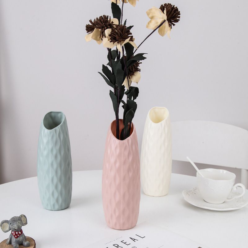 Plastic Vaas Imitatie Keramische Bloemen Potten Bruiloft Huis Buiten Tuin Tafel DIY Cadeau Bonsai Festival Party Binnenplaats Decor