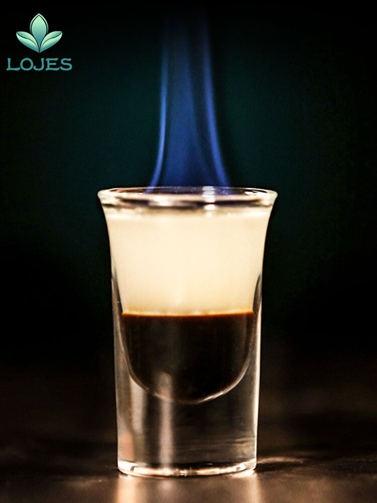 Shotglass 25ml - Håndlaget Varmebestandig - Til vodka, Brennevin, Likør