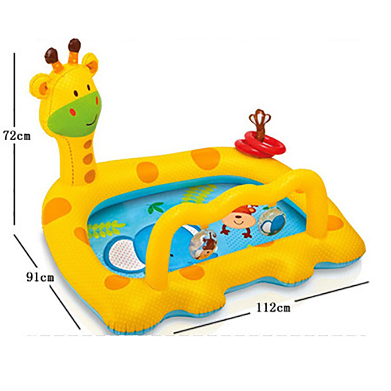 Oppustelige pools til børn børn baby swimmingpool have badekar stor plast swimmingpool børnebassin svømme giraf