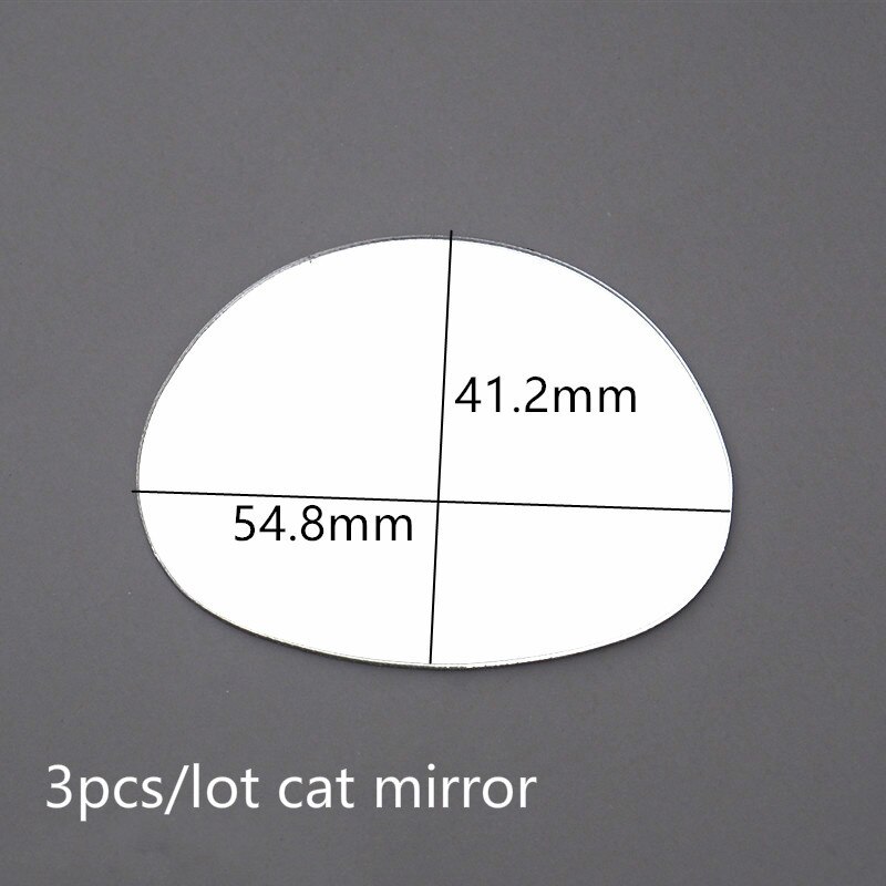 Moules coquille, chat, rose, diamant de résine époxy UV pour miroir DIY, de maquillage pliant, moulage en silicone, à faire soi-même, cristal: 3pcs cat mirrors