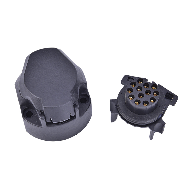 12V Plastic Trailer Socket Boot Trailer Accessoires 7 Pin Way Core Pole Caravan Connector Adapter Rv Acc