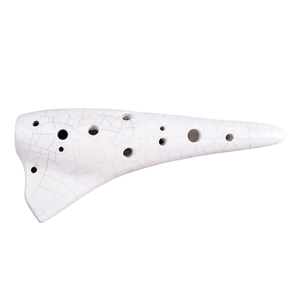 12 löcher Keramik Ocarina C Schlüssel Tonne Spielzeug für Musical Instrument Liebhaber