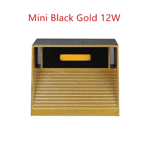 Waterdicht Home Decor 12W 85 ~ 265V Cob Led Wandlamp Indoor Outdoor Straat Wandlampen Voor Slaapkamer hal Veranda: Round gray / Cold White