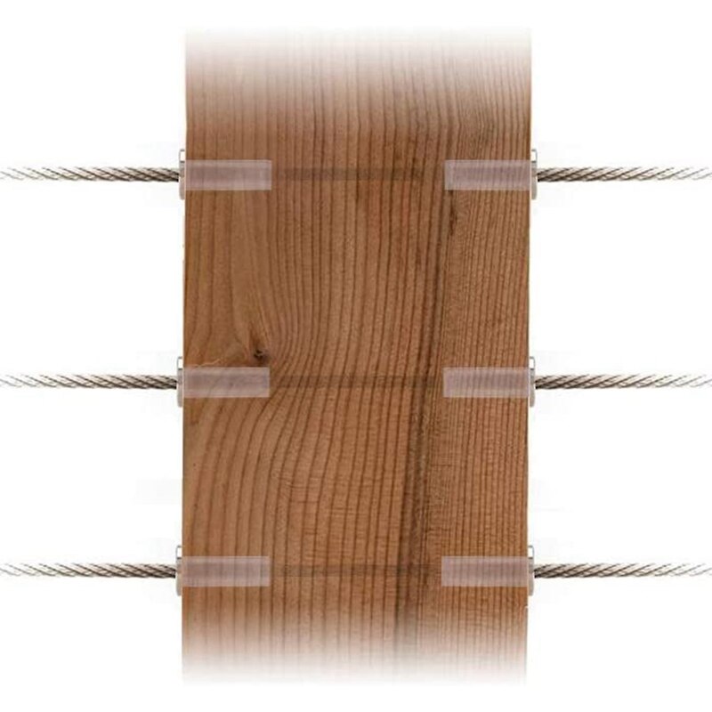 thumbnail image 2 of 25 Pcs T316 Stainless Steel Protective Sleeves For 1/4" Cable – Zelk 2 of 4