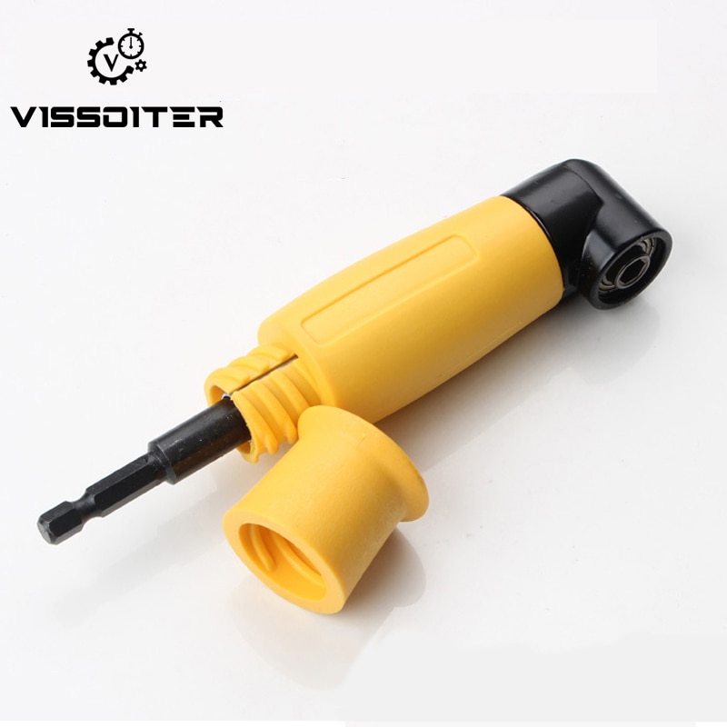 90 Graden Haakse Extension Driver Boren 1/4 Hex Haakse Boor Socket Houder Voor Hand Elektrische Boor Wrench tool