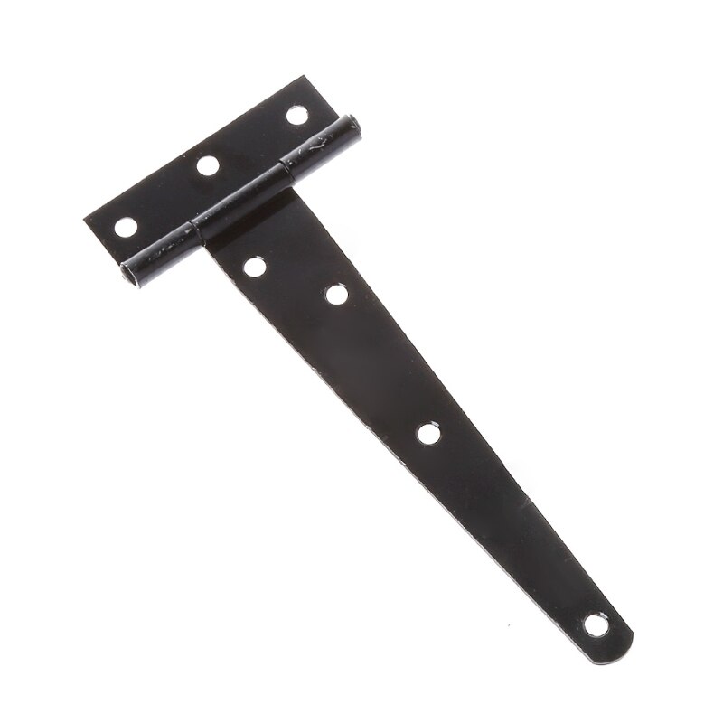 Schwarz Farbe T bilden Dreieck Scharnier Schrank Schuppen Holz Tür Tor Scharniere Hardware-: 6